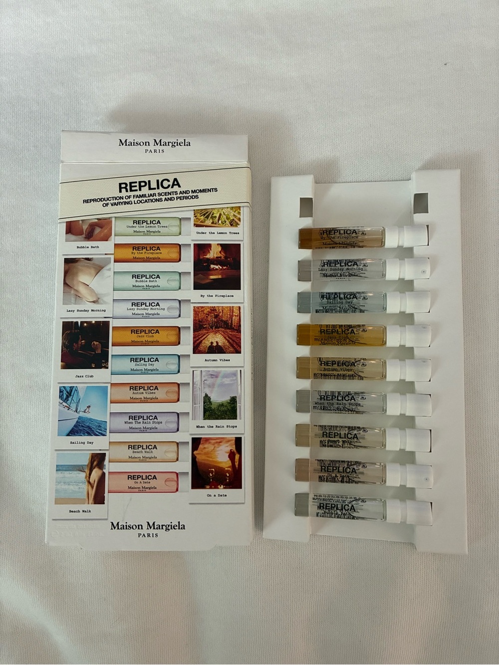 NIP Maison Margiela Paris Replica Memory Box Exploration Set Incomplete